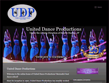 Tablet Screenshot of danceudp.com